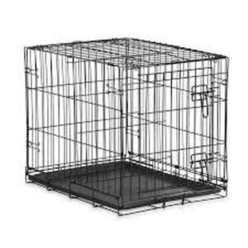 DESCRIPTION: (1) SINGLE DOOR DOG TRAINING CRATE BRAND/MODEL: VIBRANT LIFE INFORMATION: BLACK SIZE: 48" L X 29" W X 31.5" H RETAIL$: $80.00 EA QTY: 1