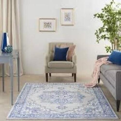 DESCRIPTION: (1) AREA RUG BRAND/MODEL: NOURISON HOME INFORMATION: WHIMSICLE SIZE: 5' X 7' RETAIL$: $45.30 EA QTY: 1