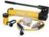 DESCRIPTION: (1) HYDRAULIC CYLINDER AND HAND PUMP BRAND/MODEL: ENERPAC #SCR102H INFORMATION: YELLOW, 10 TON CAPACITY SIZE: 2.13" STROKE RETAIL$: $1895