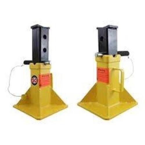 DESCRIPTION: (1) SET OF (2) HEAVY DUTY JACK STANDSBRAND/MODEL: ESCO #10455INFORMATION: YELLOW, 22 TON CAPACITYRETAIL$: $389.48 EAQTY: 1