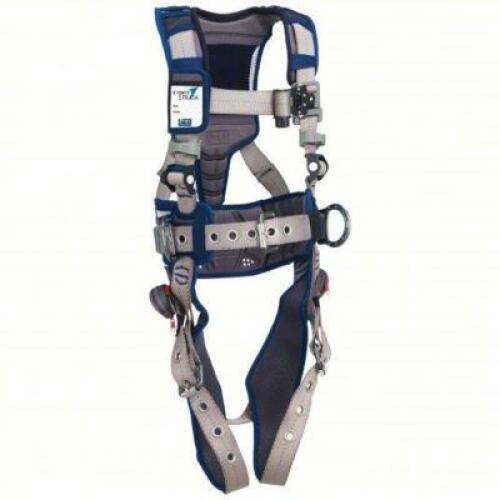 DESCRIPTION: (1) FULL BODY HARNESS BRAND/MODEL: 3M #45TX36 INFORMATION: POSITIONING, VEST HARNESS, QUICK-CONNECT / TONGUE, CAM SIZE: XL RETAIL$: $742.