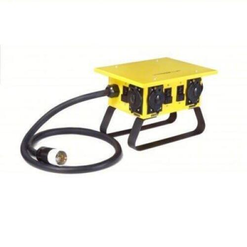 DESCRIPTION: (1) POWER DISTRIBUTION BOX BRAND/MODEL: SOUTHWIRE #4MZX8 INFORMATION: SINGLE PHASE, 125/250V AC, 50 A INLET CURRENT RATING, CS6365 RETAIL