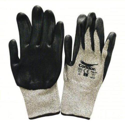 DESCRIPTION: (6) PAIRS OF COATED GLOVES BRAND/MODEL: CONDOR #48UR06 INFORMATION: ANSI CUT LEVEL A3, PALM, DIPPED, NITRILE, HPPE SIZE: 2XL, SIZE 11 RET