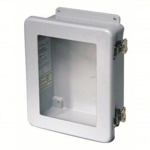 DESCRIPTION: (1) ENCLOSURE BRAND/MODEL: WIEGMANN #52XA88 INFORMATION: FIBERGLASS SIZE: 12" H X 10" W X 5" D RETAIL$: $248.01 EA QTY: 1