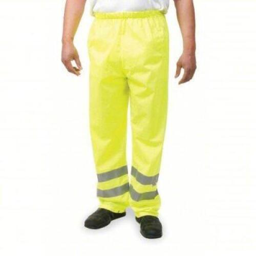 DESCRIPTION: (7) REFLECTIVE SAFETY OVER PANTS BRAND/MODEL: CONDOR #1YAW1 INFORMATION: GREEN SIZE: 3XL RETAIL$: $43.38 EA QTY: 7