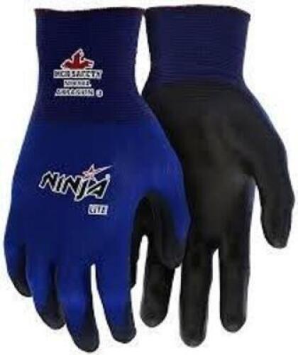 DESCRIPTION: (3) PACKS OF (12) INDUSTRIAL WORK GLOVES BRAND/MODEL: NINJA LITE #N9696L INFORMATION: BLUE, POLYURETHANE COATING SIZE: LARGE RETAIL$: $47
