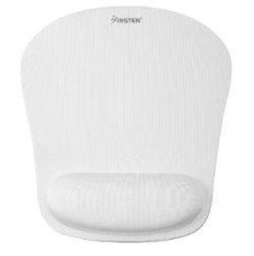 DESCRIPTION: (19) MOUSE PADS WITH WRIST PAD BRAND/MODEL: INSTEN INFORMATION: WHITE, TRAPEZOID SIZE: ROUND RETAIL$: $8.99 QTY: 19