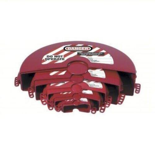 DESCRIPTION: (1) GATE VALVE LOCKOUT BRAND/MODEL: MASTER LOCK #2CJK1 INFORMATION: RED, ROTATING SIZE: 13" MAX RETAIL$: $222.24 EA QTY: 1