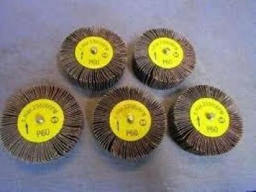 DESCRIPTION: (5) BOXES OF (10) FLAP WHEELS BRAND/MODEL: 809775-02046 SIZE: 3X1X1/4-20 RETAIL$: $20.00 ea QTY: 5