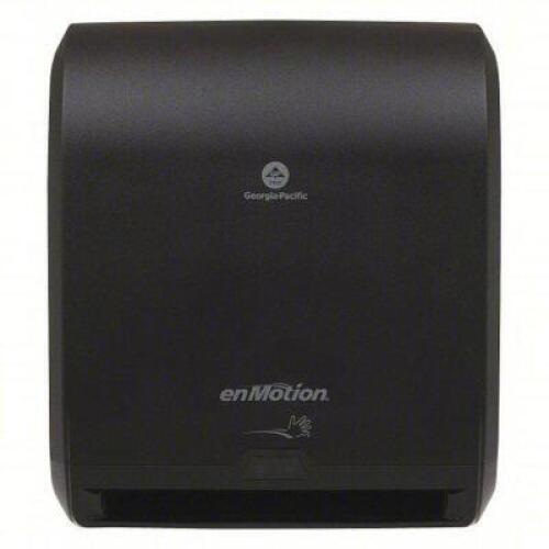 DESCRIPTION: (2) AUTOMATED TOUCHLESS ROLL TOWEL DISPENSER BRAND/MODEL: ENMOTION #59462A INFORMATION: BLACK SIZE: 10" RETAIL$: $56.50 EA QTY: 2