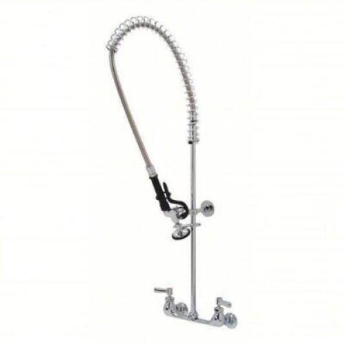 DESCRIPTION: (1) PRE RINSE FAUCET, GOOSENECK BRAND/MODEL: ZURN #48RT53 INFORMATION: CHROME FINISH SIZE: 1.6 GPM FLOW RATE RETAIL$: $492.36 EA QTY: 1