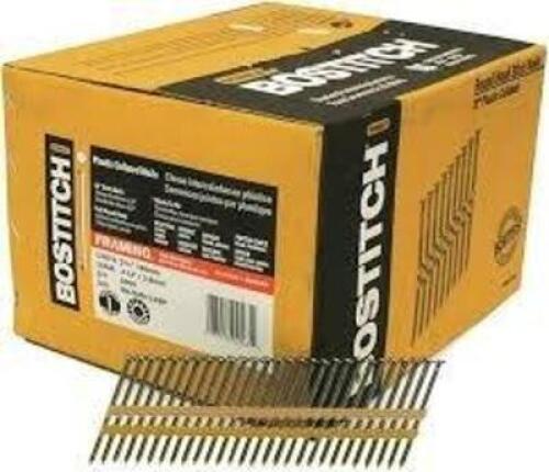 DESCRIPTION: (2) BOX OF FRAMING NAILS BRAND/MODEL: BOSTITCH #3HZG9 INFORMATION: STEEL SIZE: 2-3/8", 2000 COUNT RETAIL$: $94.86 TOTAL QTY: 2