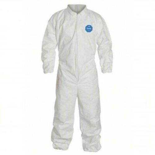 DESCRIPTION: (1) CASE OF (6) DISPOSABLE COVERALLS BRAND/MODEL: DUPONT #5HH48 INFORMATION: WHITE SIZE: M, Tyvek&reg; 400, Elastic Wrist, Elastic Ankle, Whi