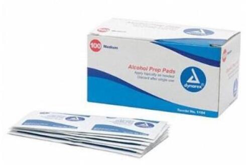 DESCRIPTION: (5) PACKS OF (20) ALCOHOL PADS BRAND/MODEL: HONEYWELL NORTH/Z155818X INFORMATION: ANTISEPTICS/100-COUNT PER PK RETAIL$: 126.40 PER PK OF