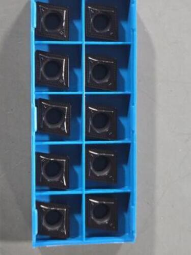DESCRIPTION: (30) CARBIDE TURNING INSERTS BRAND/MODEL: INGERSOLL CCMT432MT TT7015 RETAIL$: $592.20 QTY: 30