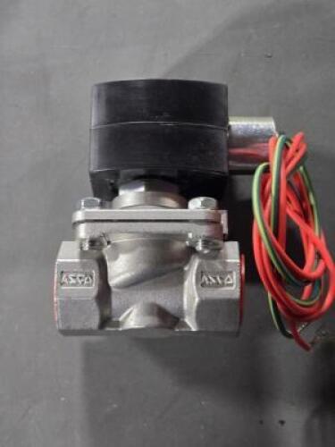 DESCRIPTION: (1) NORMALLY CLOSED SOLINOID VALVE BRAND/MODEL: ASCO REDHAT 8210G088 SIZE: 2 WAY 3/4" PIPE RETAIL$: $353.39 QTY: 1
