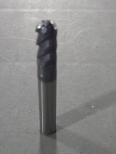 DESCRIPTION: (2) SOLID CARBIDE BALL NOSE ENDN MILL BRAND/MODEL: ISCAR EBI-EL4 SIZE: 3/4" DIA 3/4" LOC RETAIL$: $912.00 QTY: 2