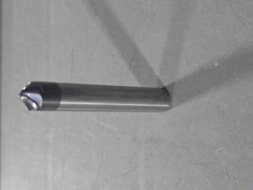 DESCRIPTION: (3) SOLID CARBIDE 45 DEG TAPER FORM BARREL CUTTER END MILL BRAND/MODEL: ACCUPRO 03315330 SIZE: 0.3750"MALL END DIA 3/16" LOC RETAIL$: $49