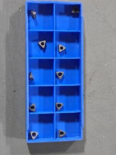 DESCRIPTION: (20) CARBIDE TURNING INSERTS BRAND/MODEL: TECHMET TCMT 1.2*1.2)2 RETAIL$: $290.00 QTY: 20