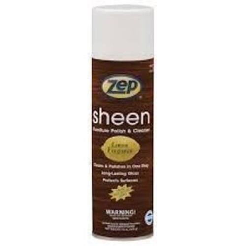 DESCRIPTION: (6) FURNITURE POLISH BRAND/MODEL: ZEP SHEEN SIZE: 16 OZ RETAIL$: $14.00 EA QTY: 6