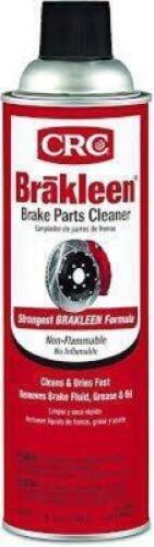 DESCRIPTION: (4) BRAKE PARTS CLEANER BRAND/MODEL: CRC BRAKLEEN SIZE: 20 OZ RETAIL$: $11.00 EA QTY: 4