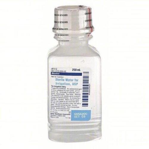 DESCRIPTION: (6) STERILE WATER FOR IRRIGATION BRAND/MODEL: BAXTER #2F7114 SIZE: 1000 ML RETAIL$: $9.95 EA QTY: 6