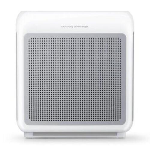 DESCRIPTION: (1) AIR PURIFIER BRAND/MODEL: COWAY AIRMEGA/AP-1518R(W) INFORMATION: WHITE/COVERAGE: 361 SQ-FT RETAIL$: 229.00 SIZE: 9.6"L X 16.8"W X 18.