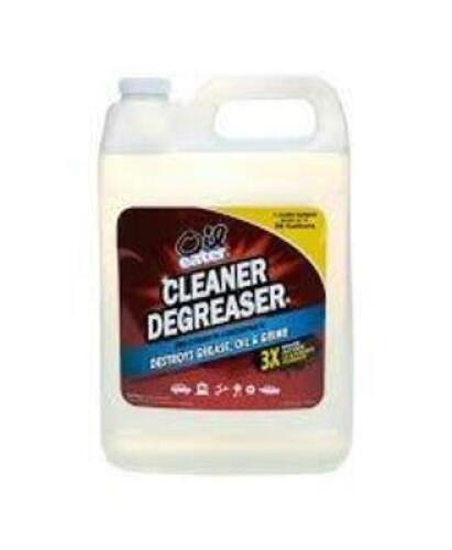 DESCRIPTION: (2) CONCENTRATE CLEANER AND DEGREASER BRAND/MODEL: OIL EATER SIZE: 1 GALLON RETAIL$: $16.00 EA QTY: 2