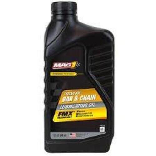 DESCRIPTION: (5) PREMIUM BAR AND CHAIN OIL BRAND/MODEL: MAG 1 LUBRICATING OIL SIZE: 1 QT RETAIL$: $18.99 EA QTY: 5