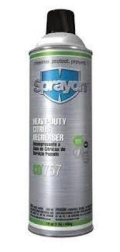 DESCRIPTION: (6) HEAVY DUTY DEGREASER BRAND/MODEL: SPRAYON #CD757L INFORMATION: CITRUS SIZE: 14 FL OZ RETAIL$: $18.54 EA QTY: 6