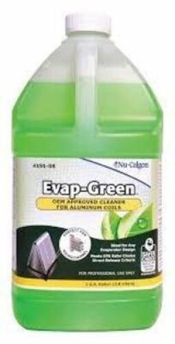 DESCRIPTION: (2) ALUMINUM COIL CLEANER BRAND/MODEL: NU-CALGON EVAP-GREEN #4191-08 SIZE: 1 GALLON RETAIL$: $45.62 EA QTY: 2