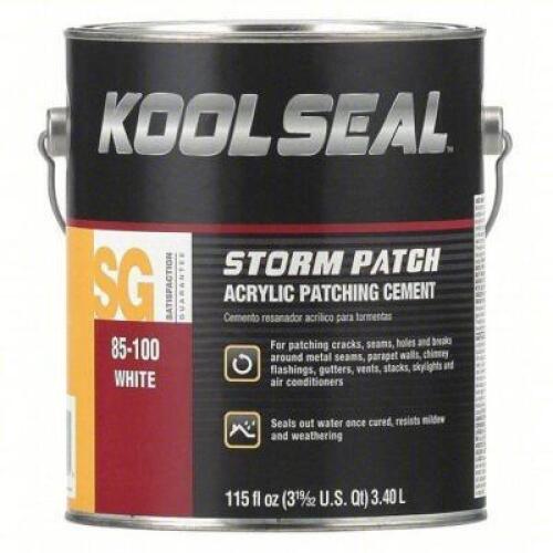 DESCRIPTION: (1) ACRYLIC PATCHING CEMENT BRAND/MODEL: KOOL SEAL #4FJK7 SIZE: 1 GALLON RETAIL$: $43.60 EA QTY: 1