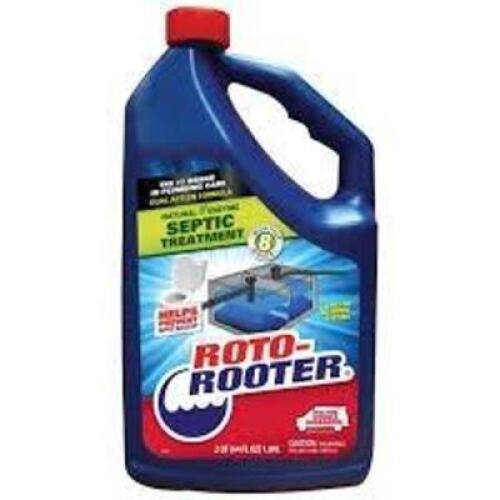 DESCRIPTION: (1) SEPTIC TREATMENT BRAND/MODEL: ROTO ROOTER SIZE: 2QT RETAIL$: $13.17 EA QTY: 1