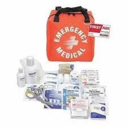 DESCRIPTION: (2) EMERGENCY MEDICAL KIT BRAND/MODEL: PRODUCT NUMBER #39N792 INFORMATION: RED, 183 COMPONENTS, FABRIC BAG RETAIL$: $108.60 EA QTY: 2