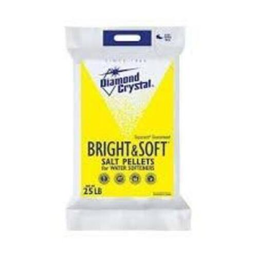 DESCRIPTION: (2) BAG OF SALT PELLETS FOR WATER SOFTENERS BRAND/MODEL: DIAMOND CRYSTAL SIZE: 40 LB RETAIL$: $25.78 E QTY: 2