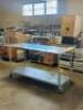 72" X 30" STAINLESS TABLE W/ 1" BACK SPLASH. - 4