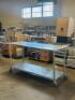 72" X 30" STAINLESS TABLE W/ 1" BACK SPLASH. - 5