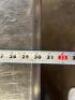 72" X 30" STAINLESS TABLE W/ 1" BACK SPLASH. - 7