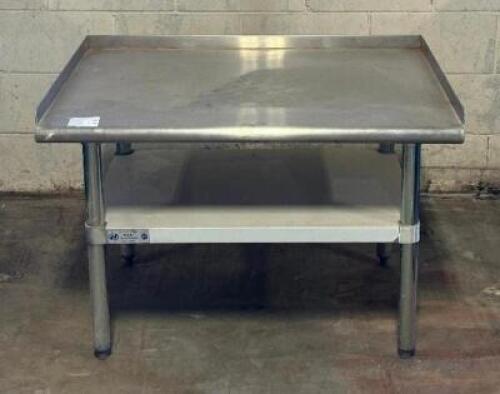 36" X 28" LOW BOY STAINLESS EQUIPMENT STAND.