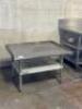 36" X 28" LOW BOY STAINLESS EQUIPMENT STAND. - 3