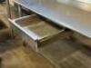 72" X 30" STAINLESS TABLE W/ 4" BACK SPLASH. - 9