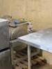 78" X 36" STAINLESS TABLE W/ 4" BACK SPLASH. - 5