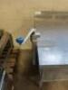 78" X 36" STAINLESS TABLE W/ 4" BACK SPLASH. - 8