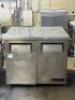 TRUE 36" TWO DOOR WORK TOP COOLER - 3