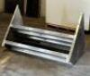 48" X 24" TWO TIER STAINLESS WALL SHELF.