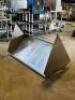 48" X 24" TWO TIER STAINLESS WALL SHELF. - 4