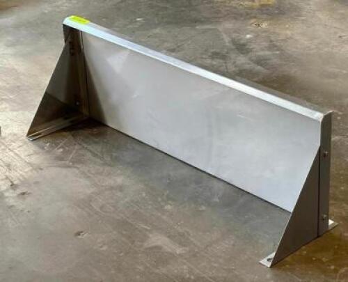 36" X 12" STAINLESS WALL SHELF