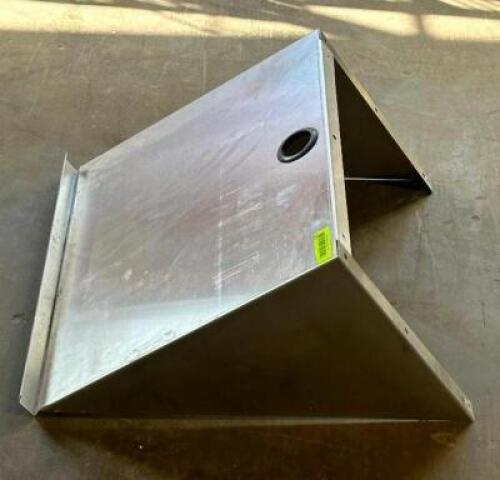 24" X 12" STAINLESS WALL SHELF