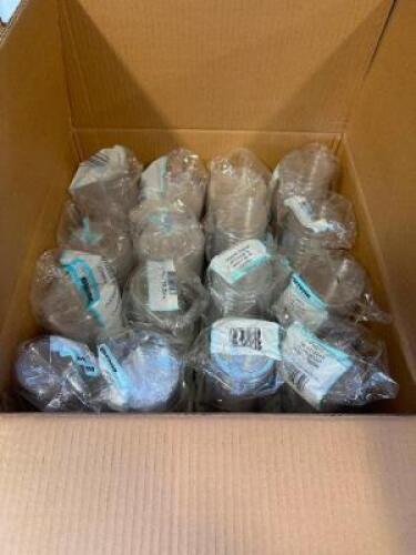 (1) CASE OF CLEAR PLASTIC CUP LIDS.