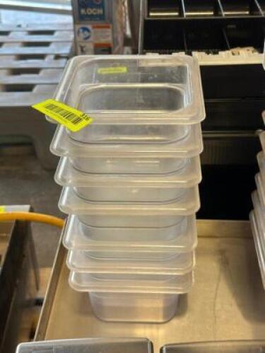 () 1/6 SIZE PLASTIC CONTAINERS